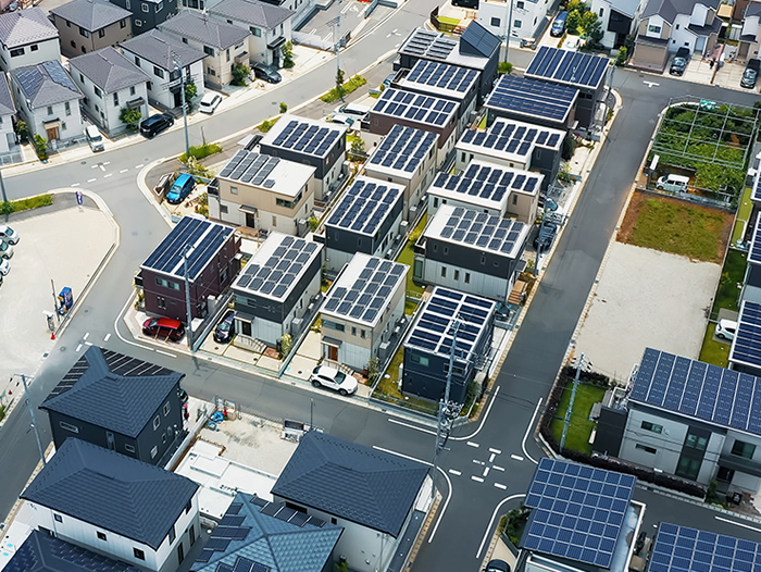 太陽光発電における施工件数と歴史は、県内屈指の実績です。